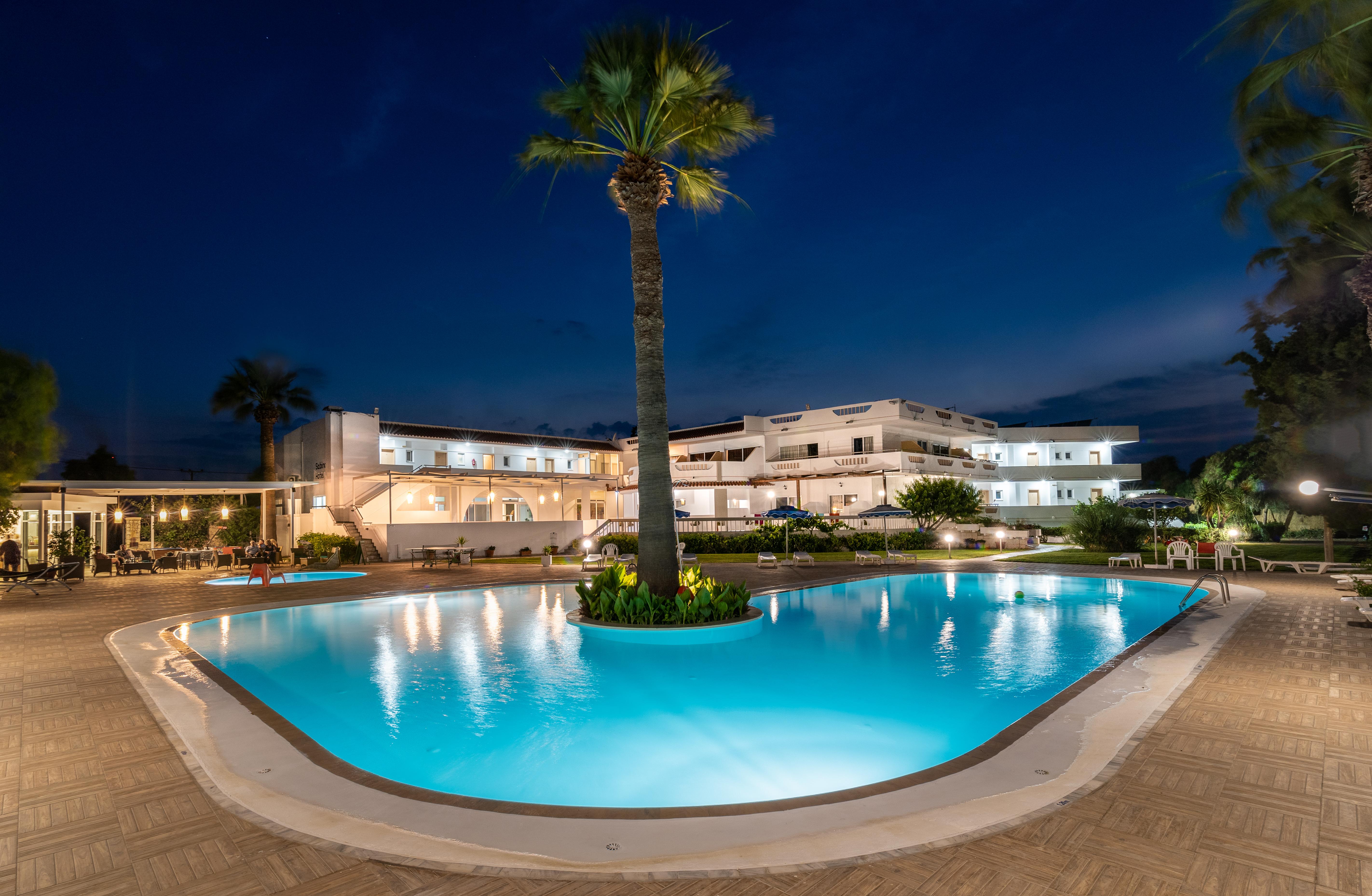 Sabina Hotel Theológos エクステリア 写真
